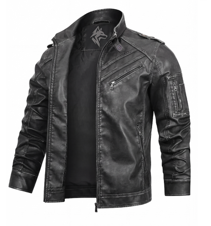 Wolfaron Rider Leather Jacket