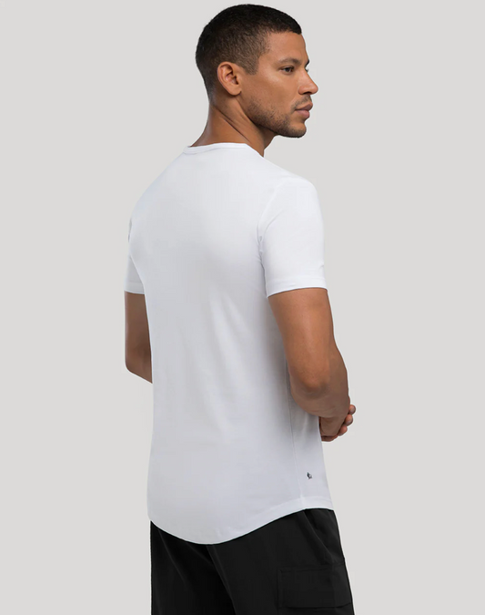 All White Crew Curve-Hem 6-Pack