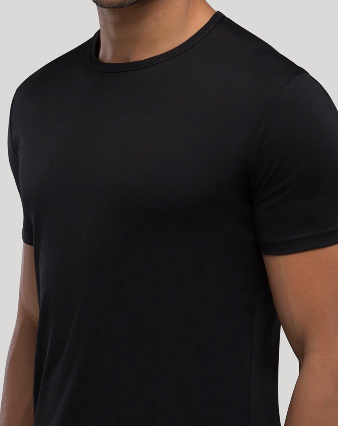 All Black Crew Curve-Hem 6-Pack
