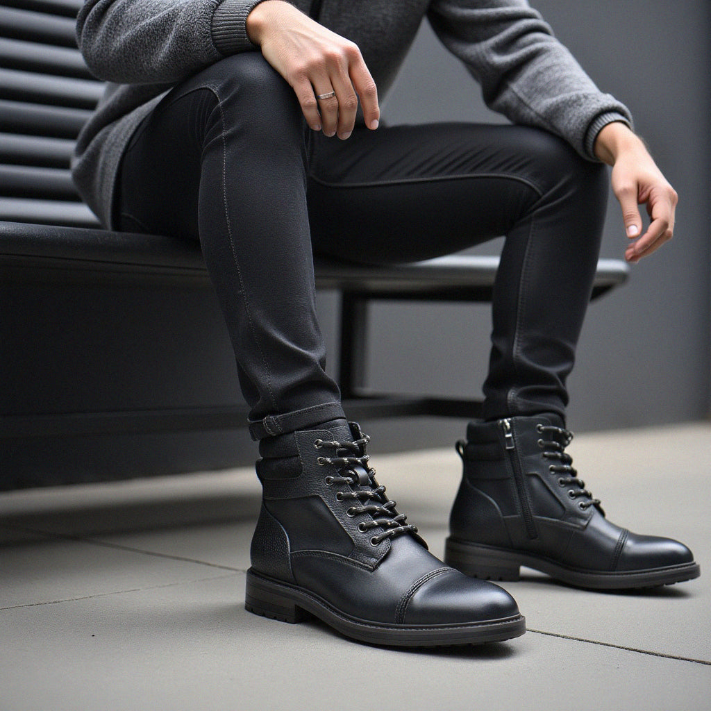 Frontier Leather Boots