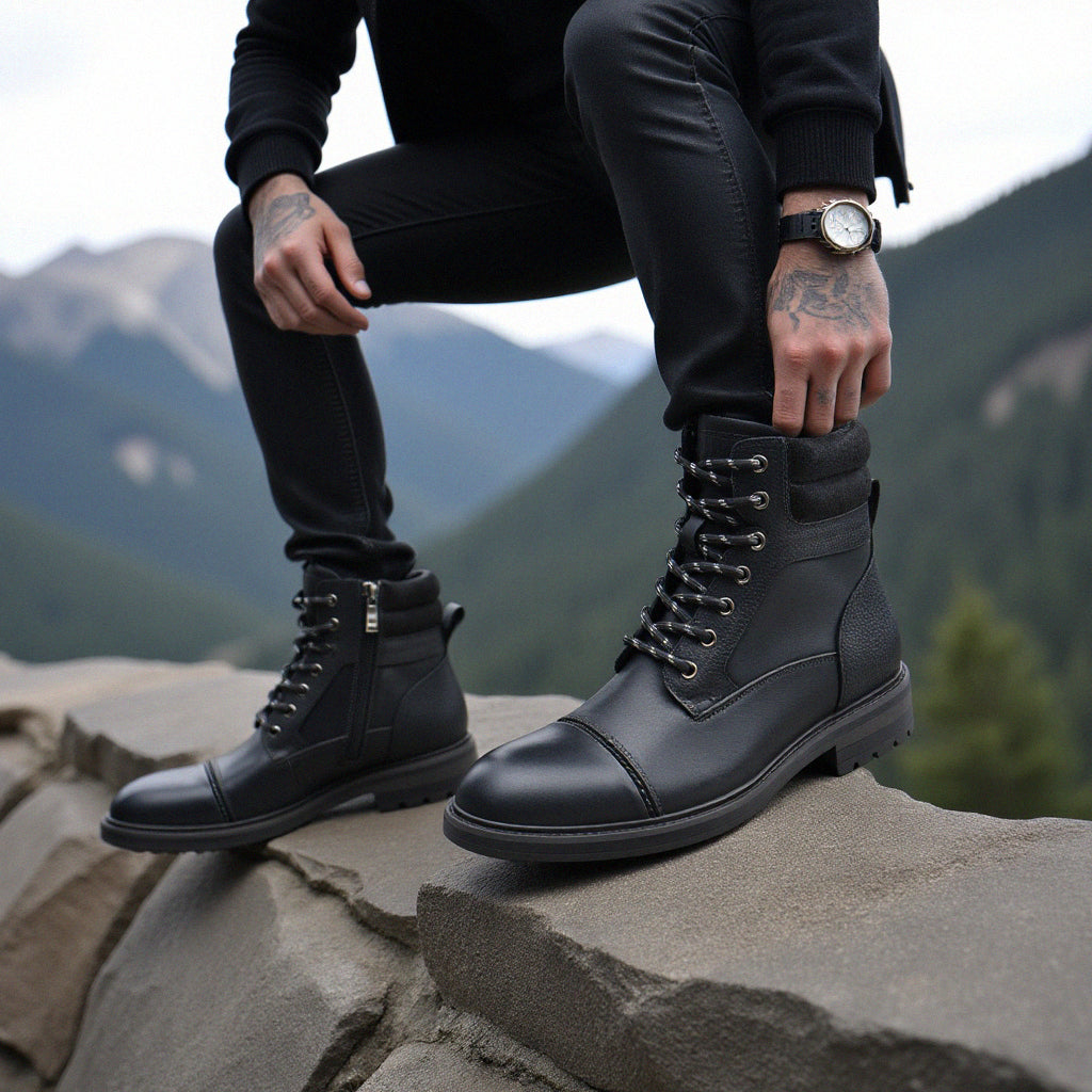 Frontier Leather Boots